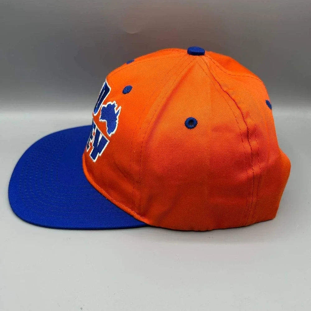 Vintage Sydney Hat Men Red‎ Blue Embroidered Eclipse Snap Back Cap New